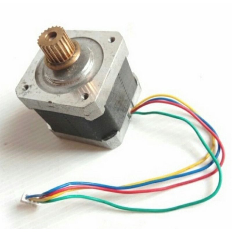 STEPPING / STEPPER MOTOR - MASIH SEPERTI BARU Model 42BYGH615-08A Mounting standart Nema 17