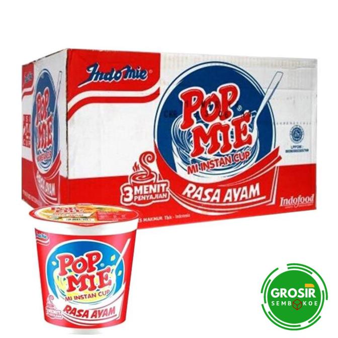 

Buruan beli] Pop Mie - Mie Instan Cup Rasa Ayam 1 Karton