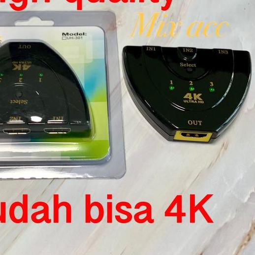 ➾ HDMI SWITCH 3 PORT 4K TV Hdmi switcher (3 INPUT 1 OUTPUT) 4k*2k ♚