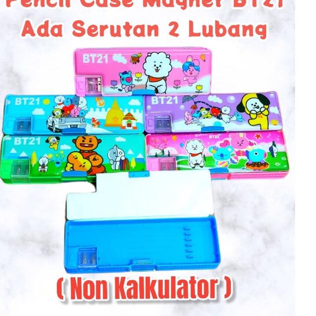 

Special - Kotak Pensil Kalkulator BT21 ada 2 Serutan!!