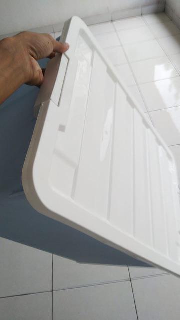 Box Container Olymplast 62 Liter Kotak Penyimpanan Plastik Tebal Bagus Khusus Gojek/ Grab