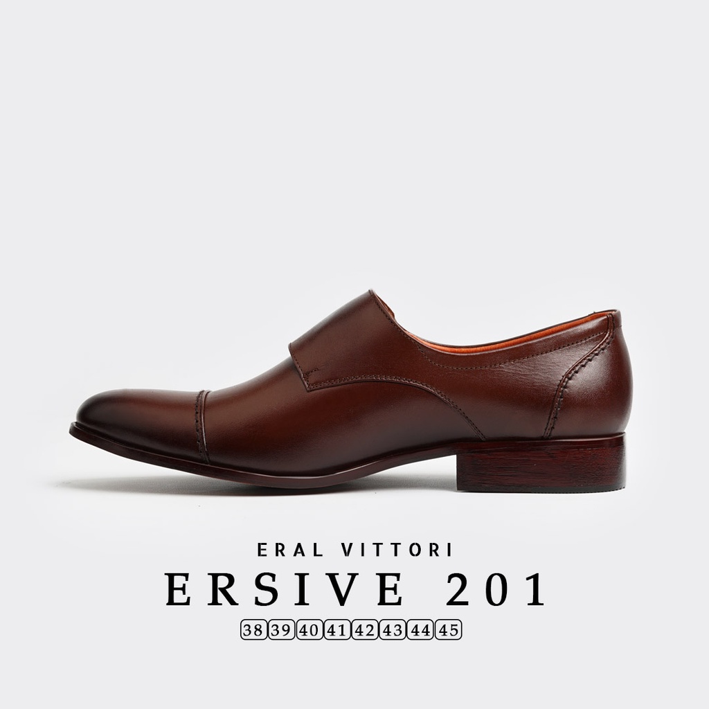 Eral Vittori -  Ersive 201 Sepatu Pantofel Formal Kantor Pria Kulit