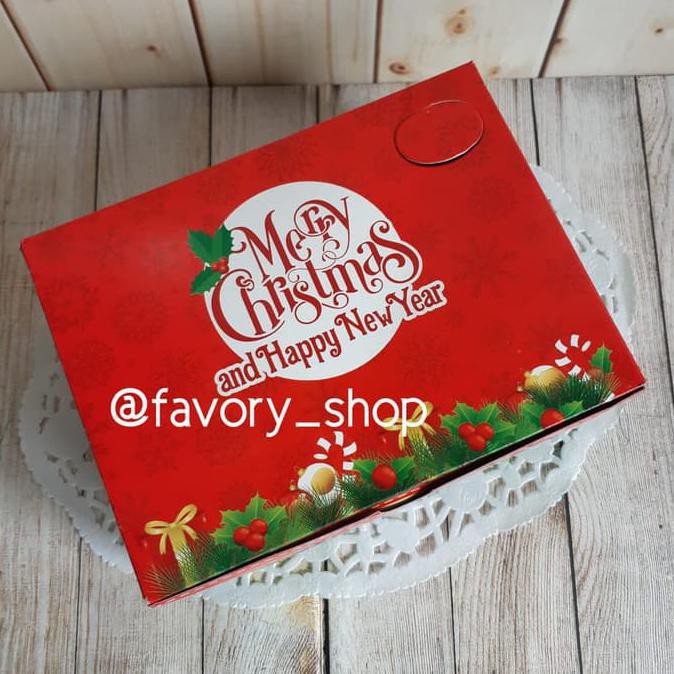 

Dus Snack 12X16 Christmas / Dus Kue Snack 1 Aqua 3 Kue Tema Natal