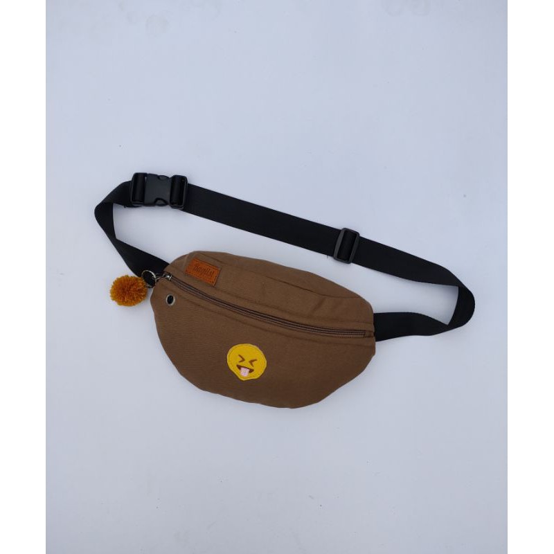 Waist Bag Baglist Patch Tas Sepeda COD Pinggang Bordir