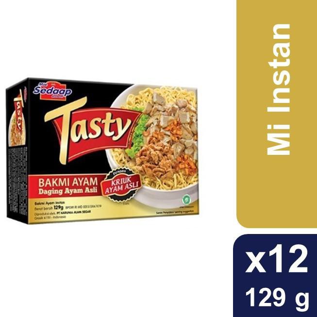 

[KODE BARANG 7] Sedaap Tasty Bakmi Ayam 129gr x12 TERLARIS..!!