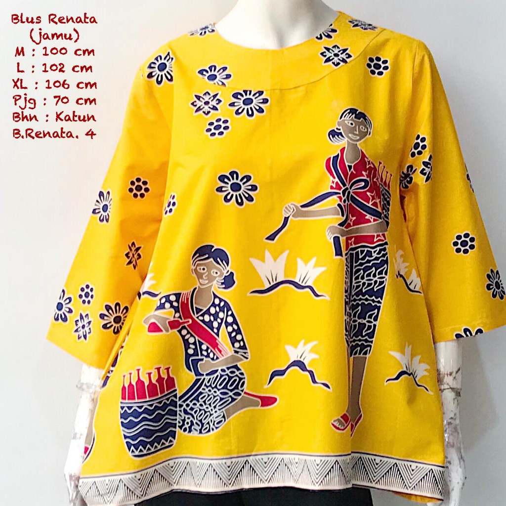 Blus Renata | Atasan Batik Wanita