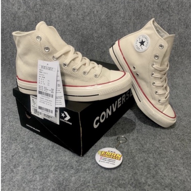 SEPATU CONVERSEE 70s HIGH OFF WHITE Parchment PREMIUM BNIB MURAH