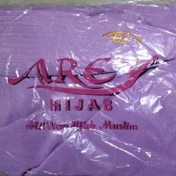 Arey Jilbab Instan Mecca list Jersey Irish-LAVENDER