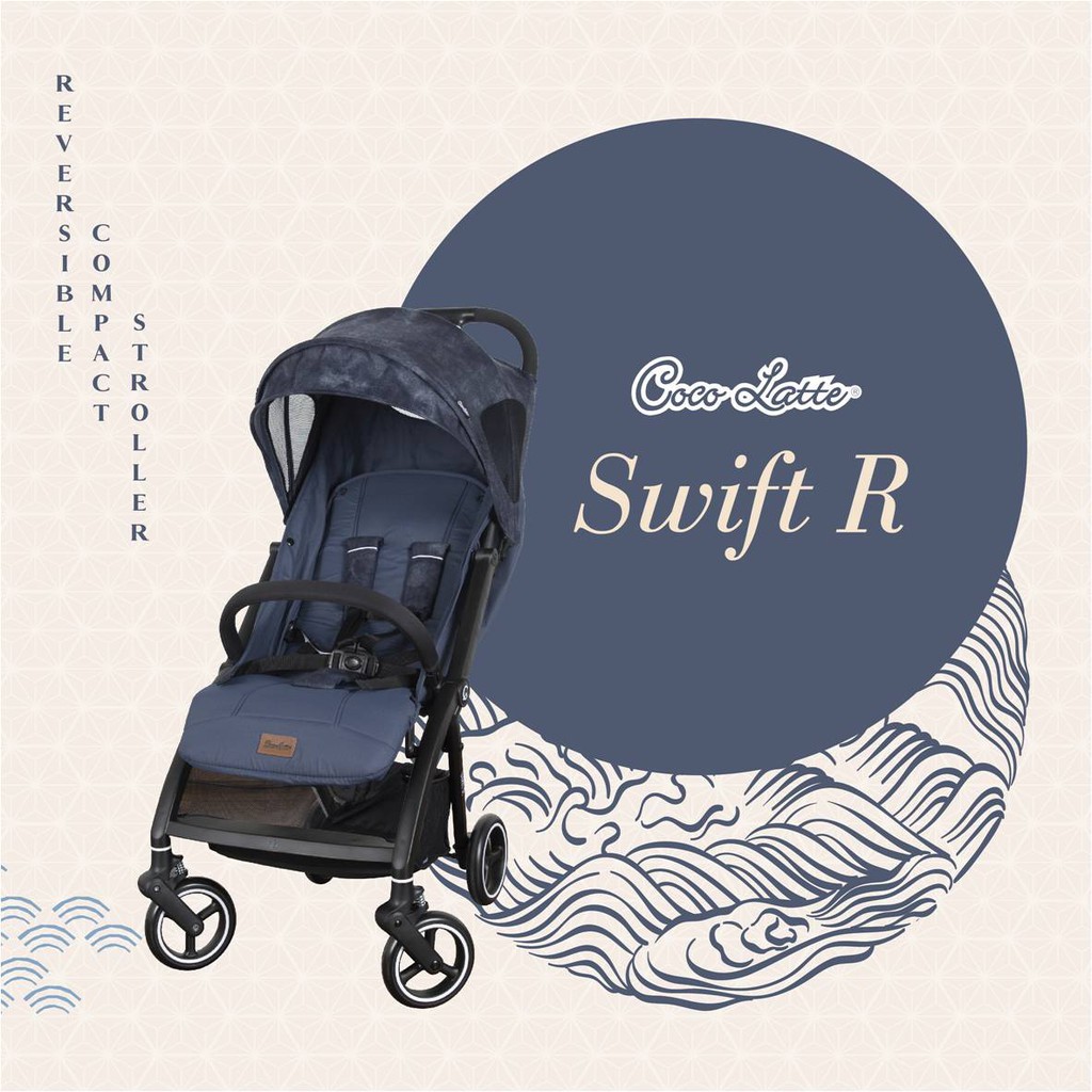 Makassar - Stroller Kereta Dorong Bayi Hadap Ibu Cocolatte CL-UR 5795 Swift R