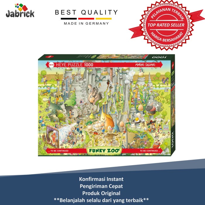 {OktaStore} HEYE Puzzle 29727 Jurassic Habitat 1000 pcs Diskon