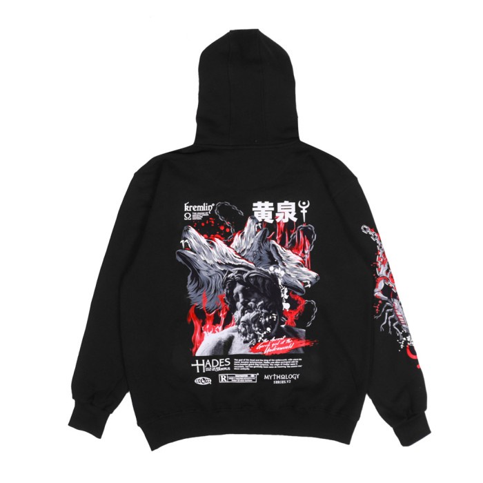 [COD] KREMLIN Mythology V.2 Pullover Hoodie Hitam - Hades - M