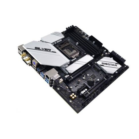 Motherboard biostar b560m silver intel gen 11 b560 Lga 1200 ddr4 Atx Sata III m.2 wifi pci-e 4.0 dp hdmi dvi