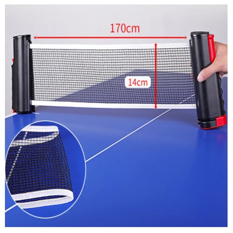 Comeback Portable Table Tennis Net, alat olahraga, net pingpong, alat pingpong, tenis meja