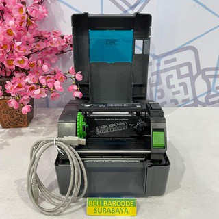 Printer Barcode Label TSC PE 200 Cetak Label Thermal Semicoated 300 dpi USB + LAN