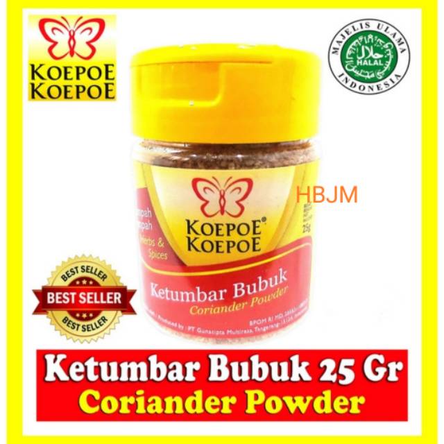 

KETUMBAR BUBUK 25 GR KOEPOE KOEPOE - CORIANDER POWDER