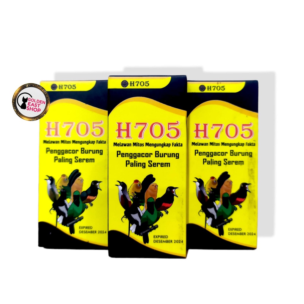 VITAMIN H705 VITAMIN PENGGACOR INSTAN BURUNG H 705 UNTUK BURUNG LOMBA MURAI BATU KACER ANIS MERAH C 