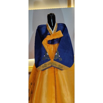 hanbok Korea kuning biru