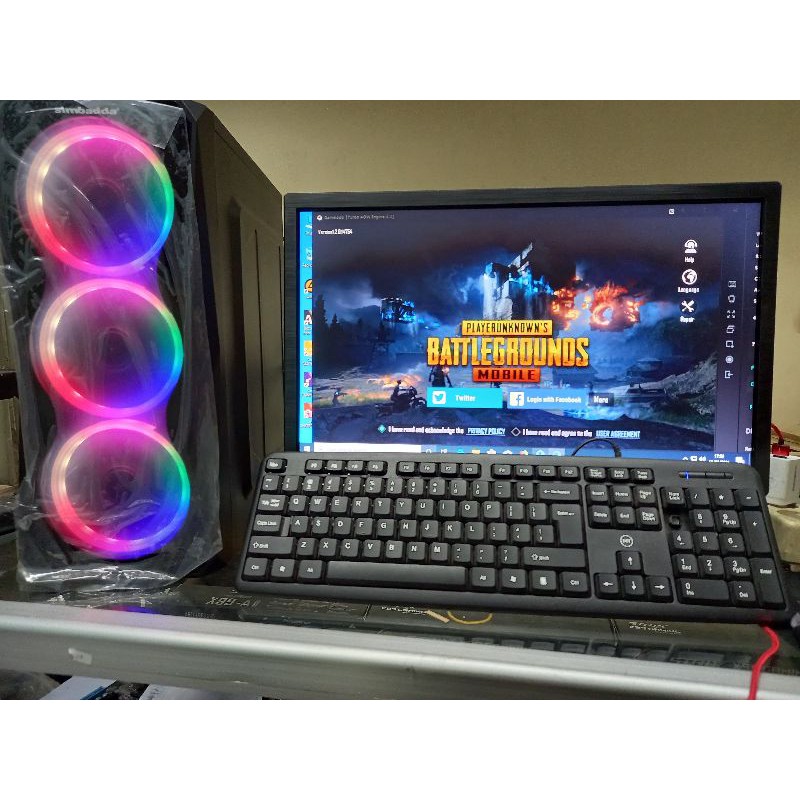 1 set pc gaming core i5 3470 - Led 19 wide