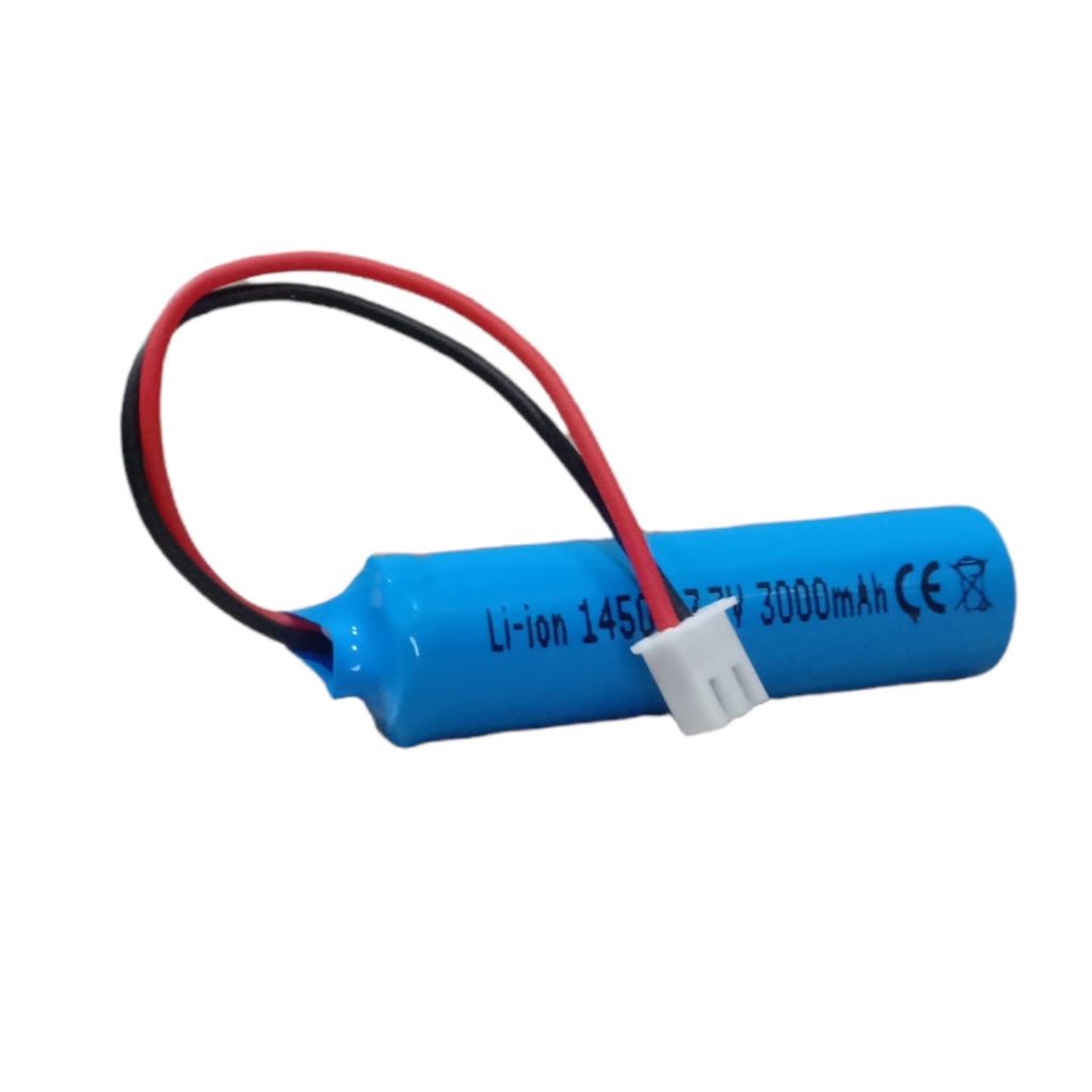 Baterai RC/Mainan Anak/Speaker &amp; Elektronik Lainnya 1X 14500 3.7V 3000mAh Konektor JST XH 2 PIN