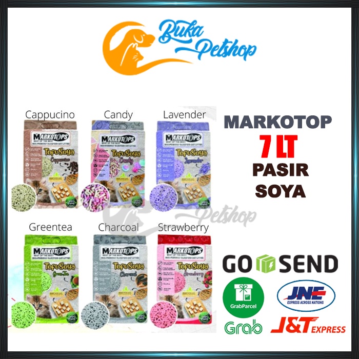 Pasir Kucing Soya PASIR SOYA MARKOTOP 7LT