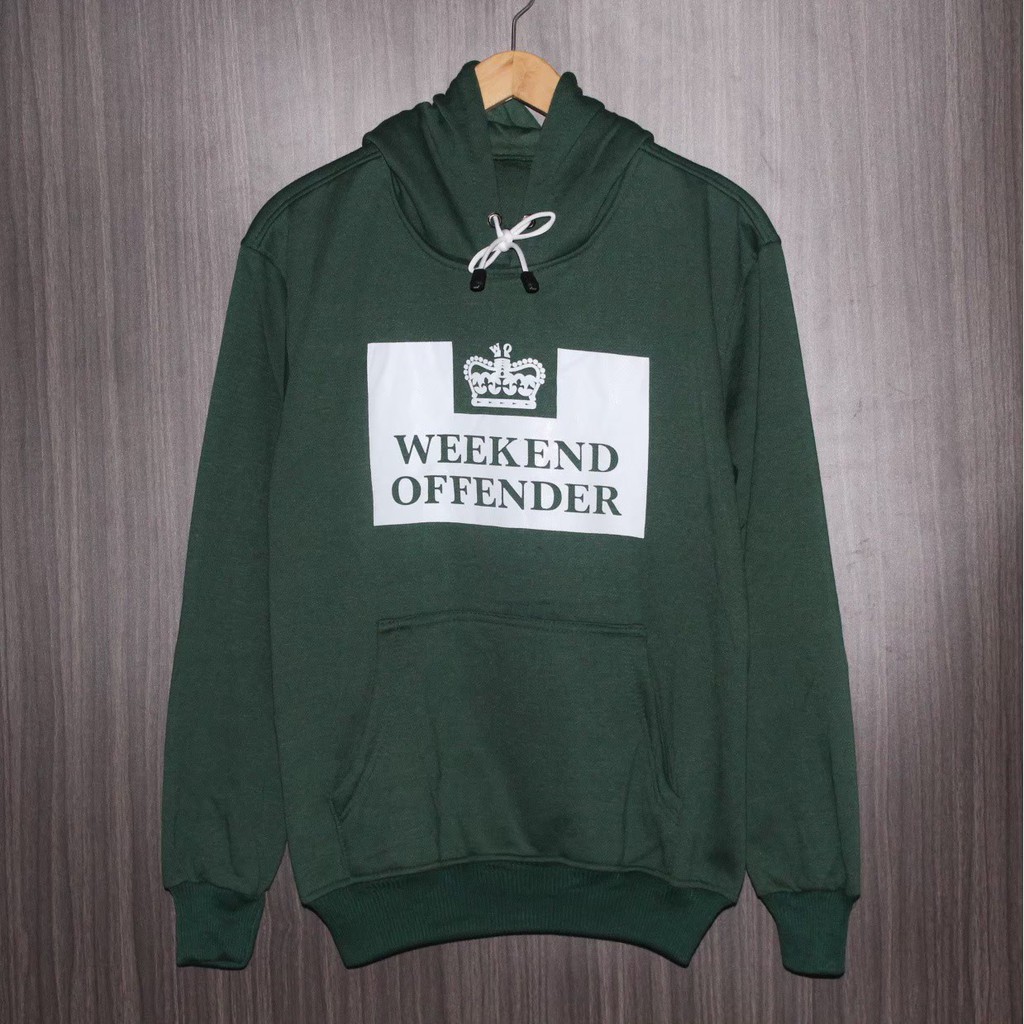 sweater hoodie unisex weekend offender jaket hoodie pria dan wanita