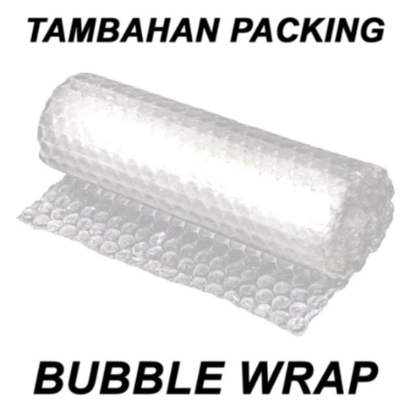 

bubble wrap untuk tambahan packing