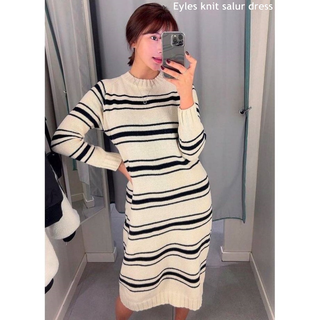 Eyles knit salur dress - Thejanclothes