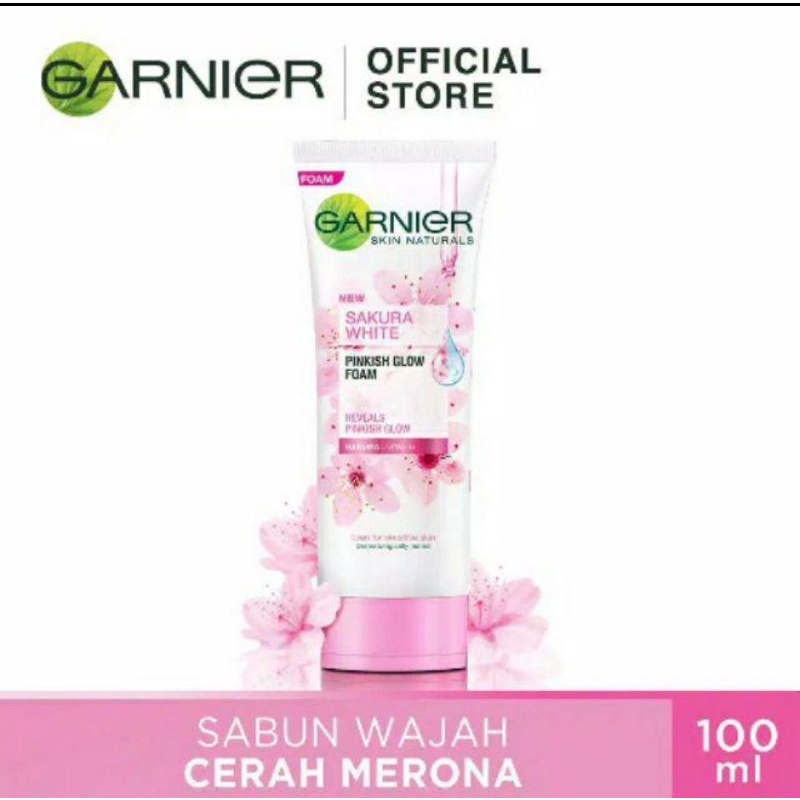 GARNIER  PENCUCI MUKA SAKURA WHITE PINK 100 ML