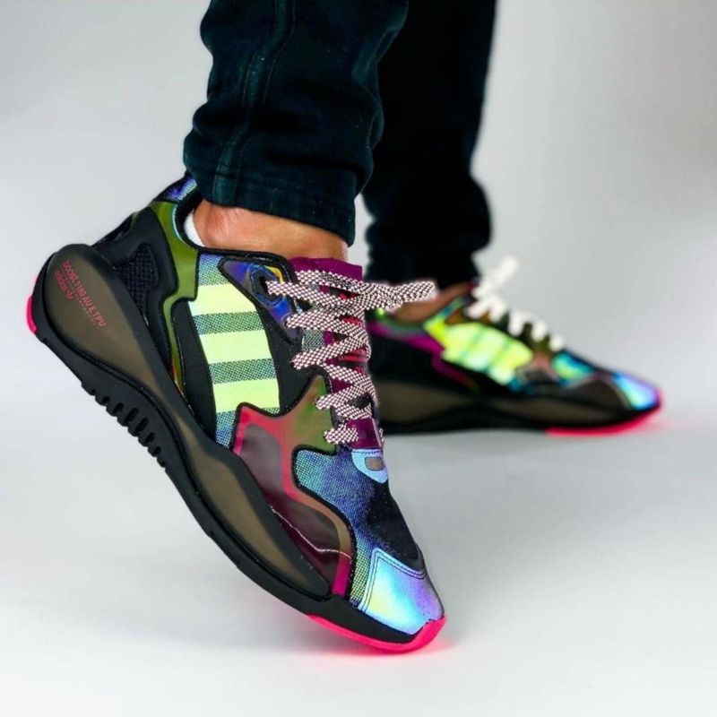 ADIDAS ZX ALKYNE x ATMOS NEO TOKYO REFLECTIVE SNEAKERS HYPE