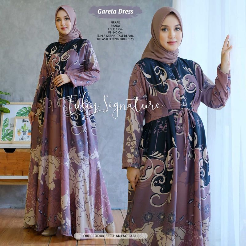 Gareta dress motif abstrak by tulus signature