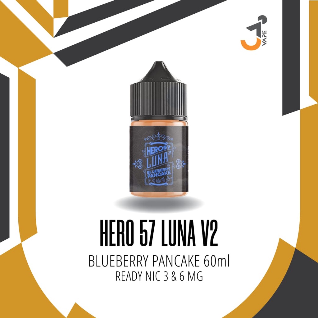 Jual HERO LUNA V2 BLUEBERRY PANCAKE 60ML BY HERO57 E-LIQUID | Shopee ...