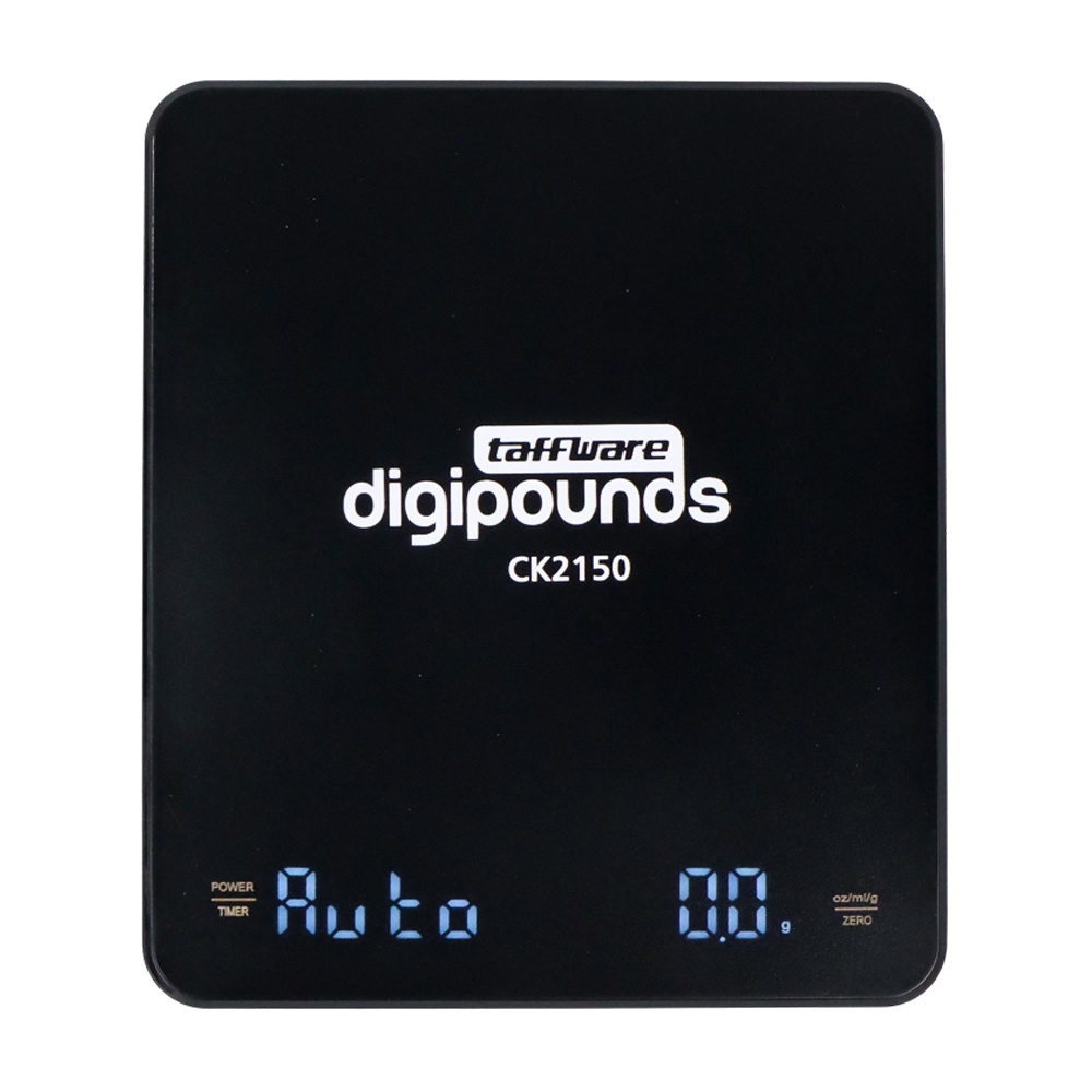 SD8u Taffware Digipounds Timbangan Dapur Kopi Digital Kitchen Scale 3kg Akurasi 0.1g With Timer - Ck2150 - Black By Pro