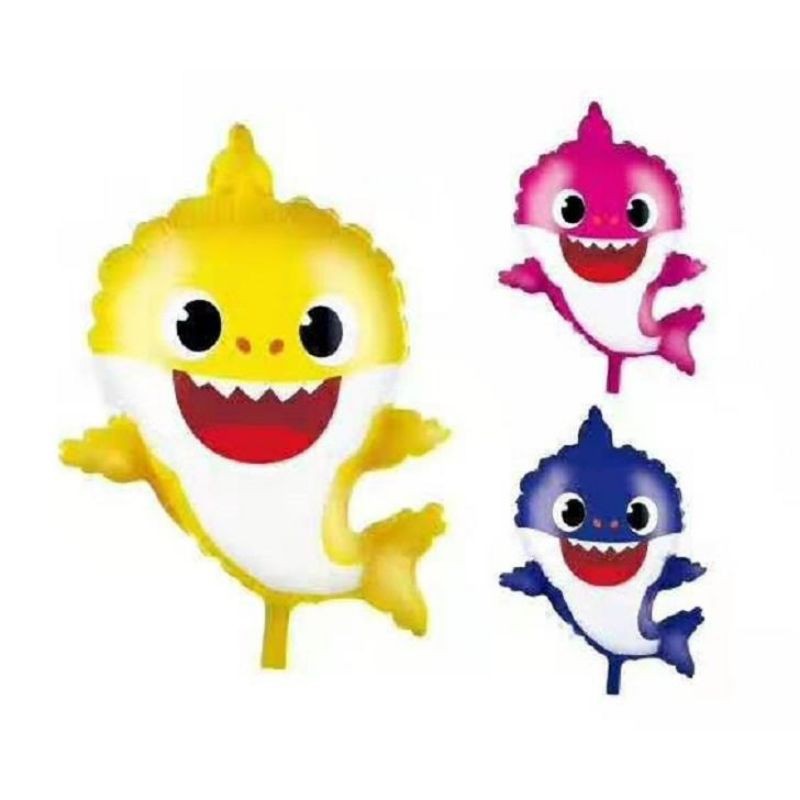 Balon foil baby shark/ balon foil karakter kartun baby shark