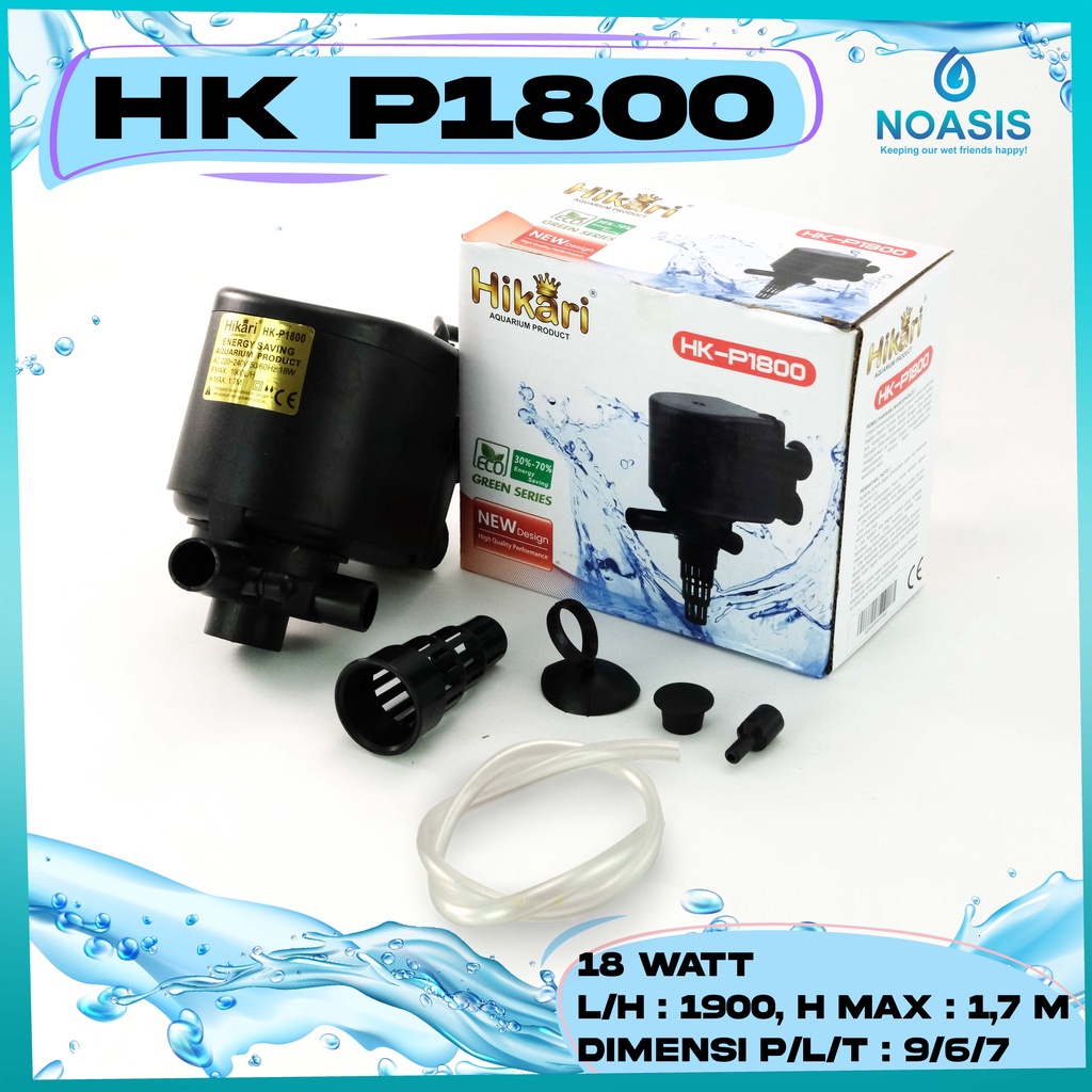 HIKARI HK P1800 P 1800 MESIN POMPA AQUARIUM POWER HEAD AQUASCAPE