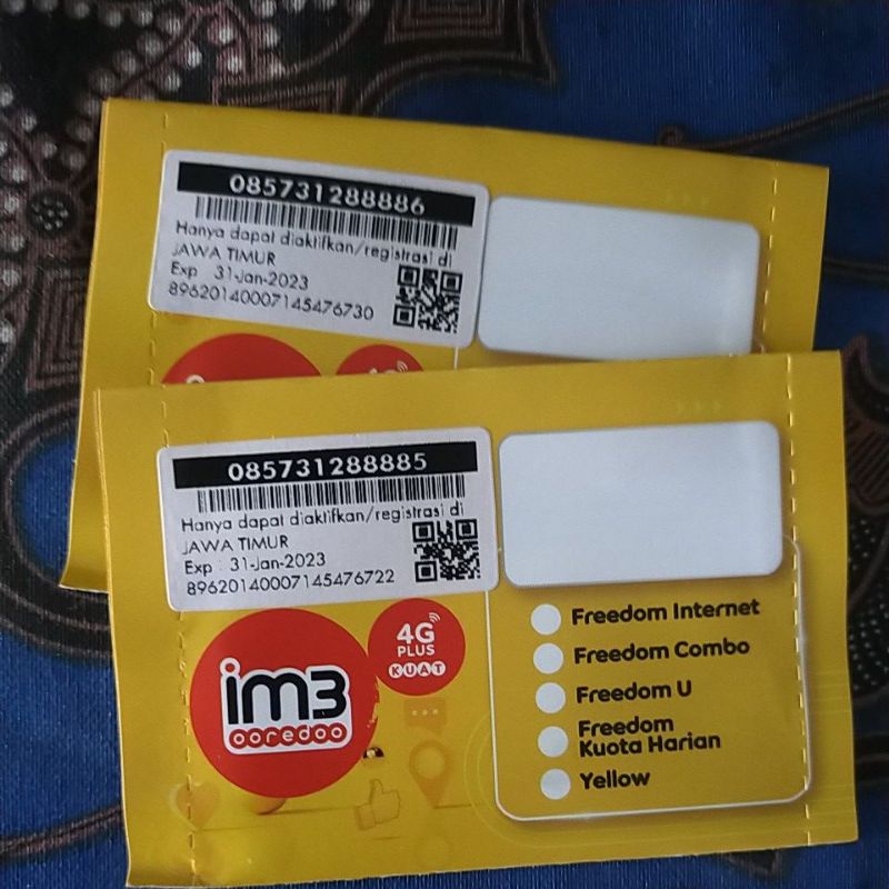 Nomor Cantik Indosat. Quarted. Kembar 4. Murah