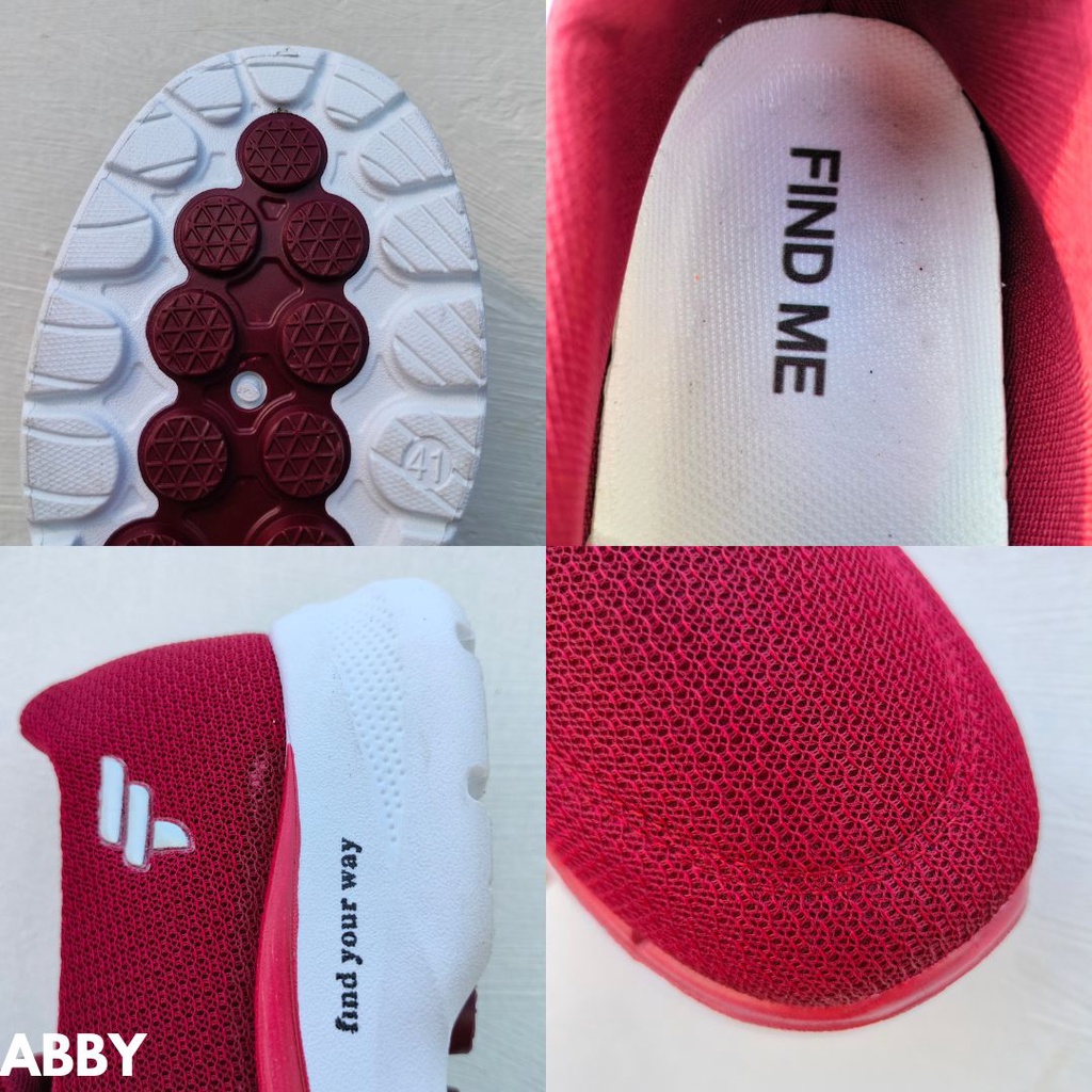 SEPATU SNEAKERS WANITA PRAKTIS FINDME NYAMAN DIPAKAI ALL OCCATION  BAHAN BREATHABLE MESH IMPORT ABBY