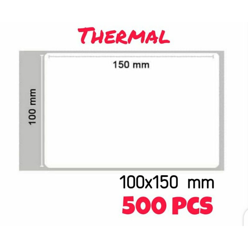 Label Thermal 100x150 mm / Label Sticker Thermal 100x150 mm / Label Direct Thermal Online Shop