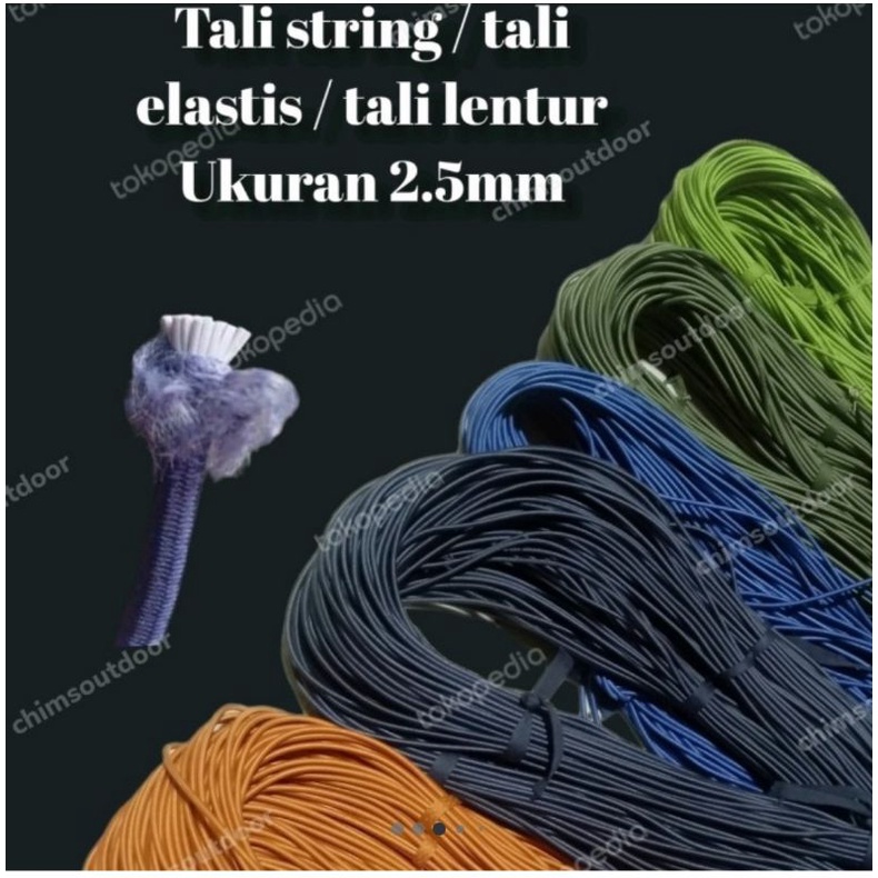 

Tali String Bulat 2,5mm/ Tali Elastis Code C
