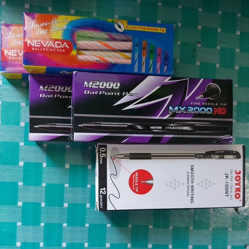 

PULPEN LILIN/BOLPOIN GEL/BIASA 1PCK ISI 12PCS