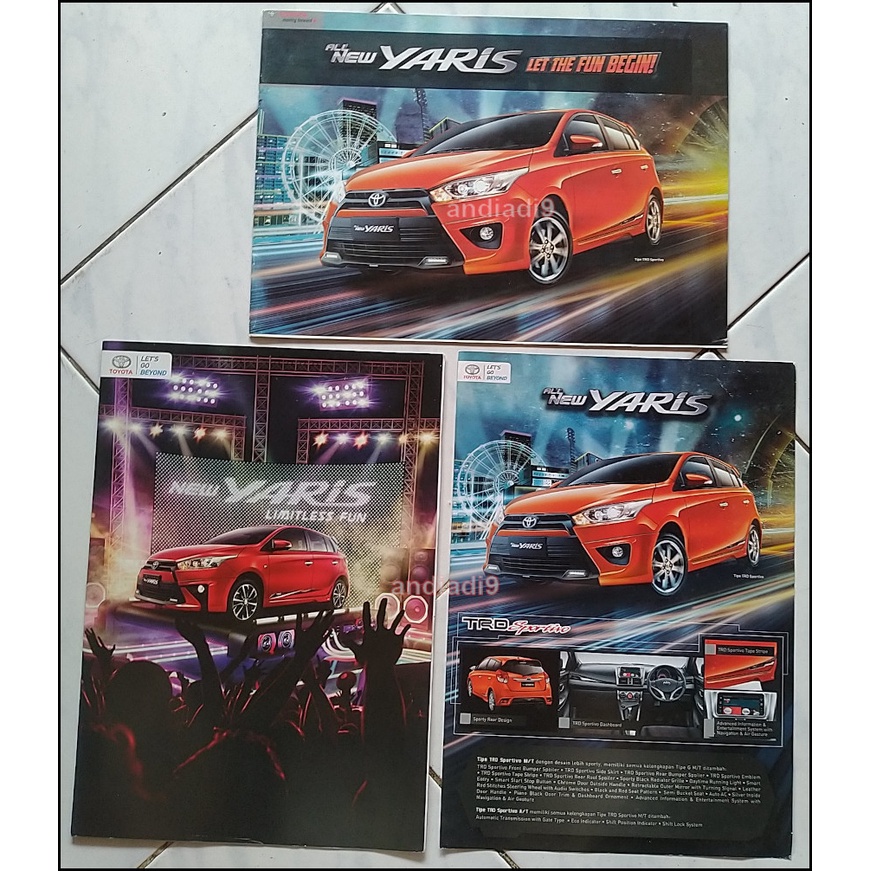 BROSUR MOBIL TOYOTA  ALL NEW YARIS