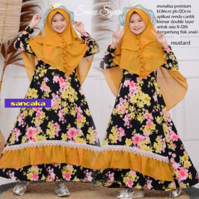 SNOW SYARI KIDS ORI SANCAKA