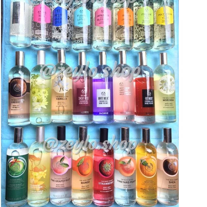 Top Produk, Bodymist The Body Shop Reject part 2 free Buble wrap & kardus tebal mao....