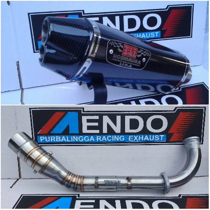 Knalpot Nmax Yoshimura R77 Lubang 2 Fullsystem Free DB Killer