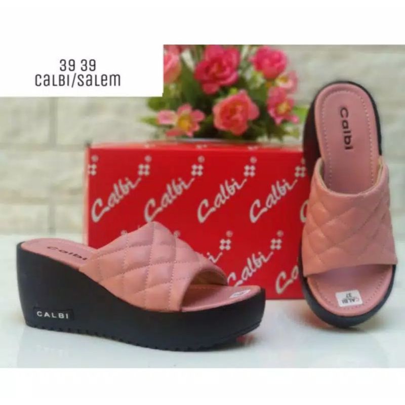 GROSIR Sandal Wedges Calbi W02 | Sandal wedges Cewek