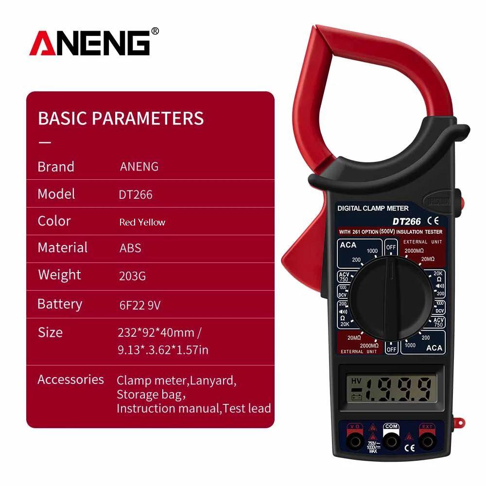 Solighter Digital Clamp Meter Multifungsi Data Show Auto Multimeter True RMS Tester Arus Listrik