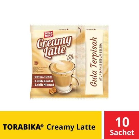 

Aman Kopi Torabika Creamy Latte Renceng Isi 10 Sachet X 25Gram Limited