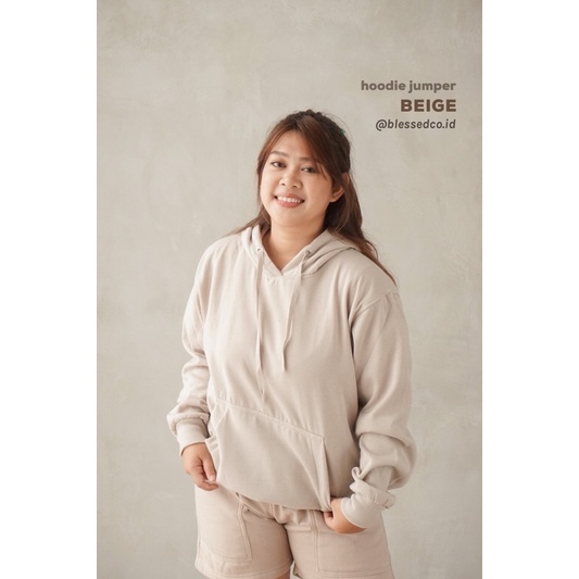 Hoodie Jumper Beige