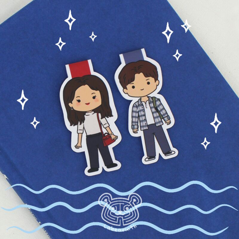 

Hometown Cha-Cha-Cha Magnetic Bookmark | Pembatas Buku Magnet Chachacha Kdrama Merch