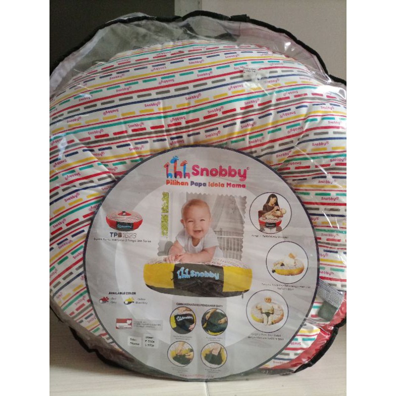 Paket Produk Snobby (Bantal Menyusui + Tas Bayi Besar + Gendongan) New