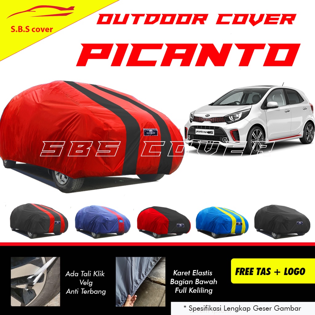 Body Cover Mobil Picanto Sarung Mobil picanto/kia picanto/raize/rocky/civic lama/baleno lama/timor